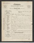 Nachlass Franz Steindachner, Brief von Hermann Rolle an Franz Steindachner (14.11.1908), Inv.Nr. 421.03, Seite 1